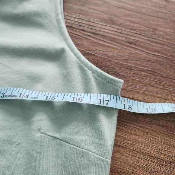 ANATOMIE Johanna Modal Blend Tank Dress In Sage S Minimalist Pastel Designer - Picture 7 of 8
